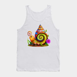 Colorful Snail #8 Tank Top